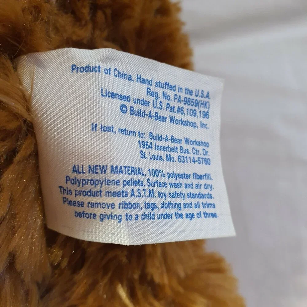Build A Bear Shaggy Brown Bear 17' Growling Voice Box BAB‎ Plush Animal Kids Toy